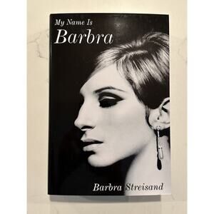 Barbra Streisand My Name is Barbra Book SIGNED AUTOGRAPHED Bookplate IN HAND New